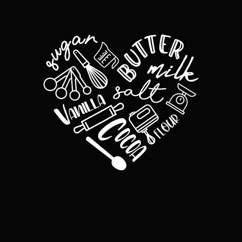 Baking Heart Shirt For Baker Pastry Chef Or Cook Toddler Staple T-Shirt