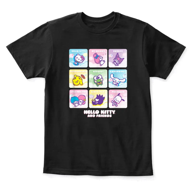 Hello Kitty And Friends Square Icons Youth Staple T-Shirt
