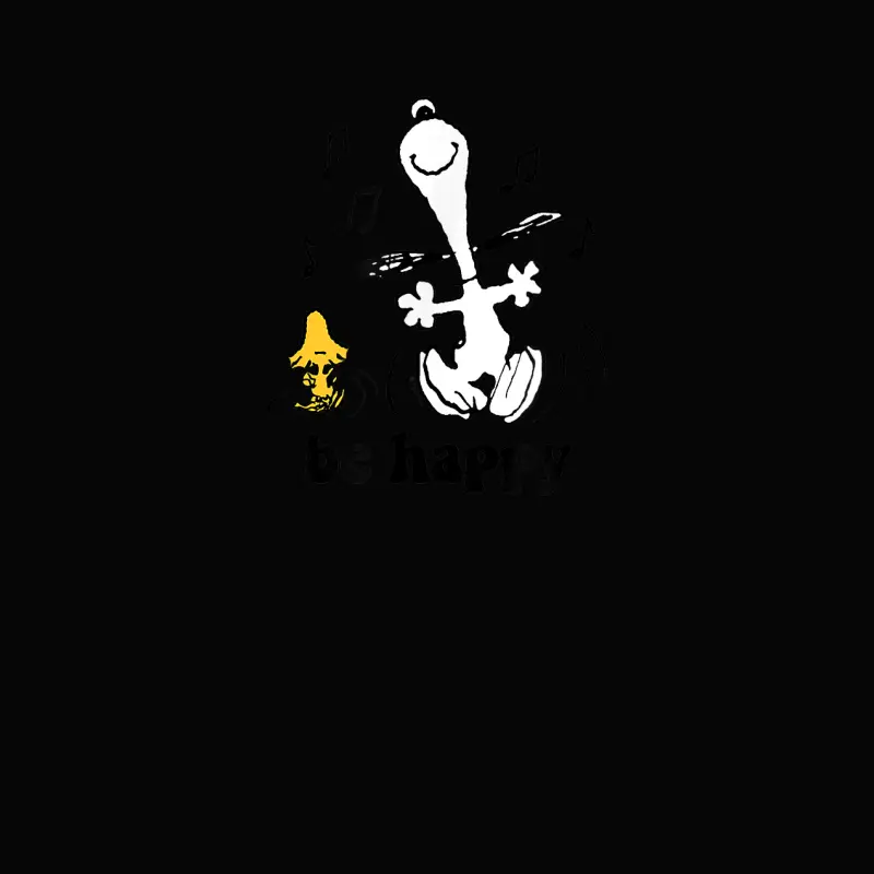 Peanuts - Snoopy And Woodstock's Be Happy Dance Toddler Staple T-Shirt