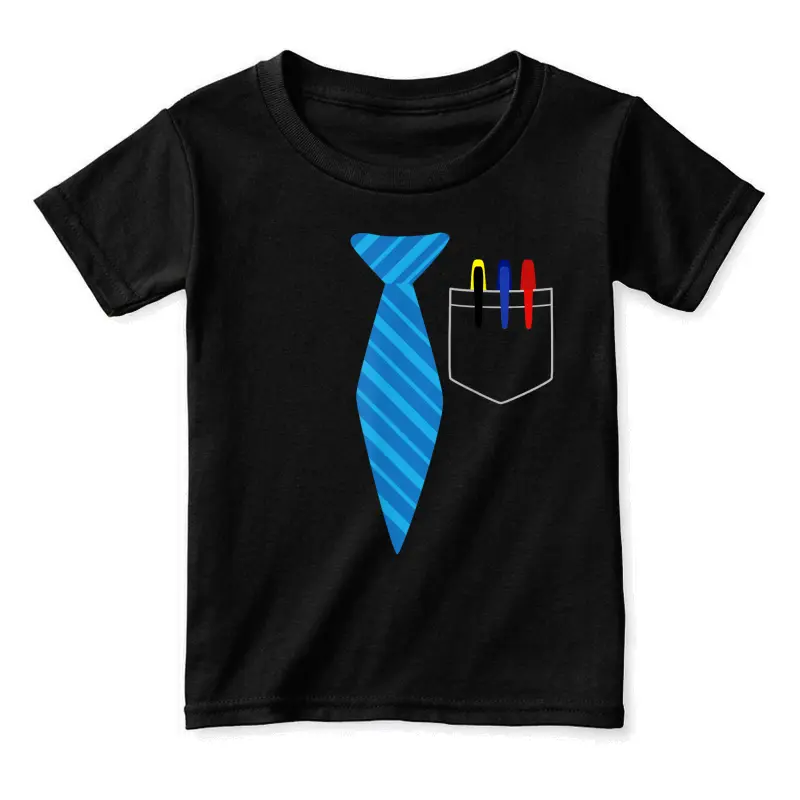 & Pocket Protector Costume School Gift Toddler Staple T-Shirt