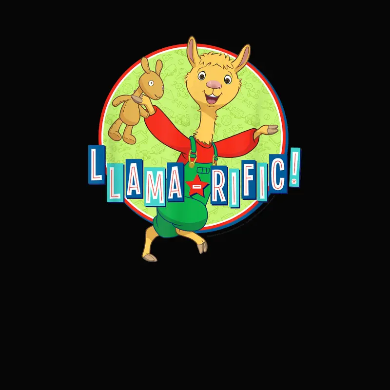 Netflix Red Pajama "Llama-Rific" Tee Shirt Toddler Staple T-Shirt