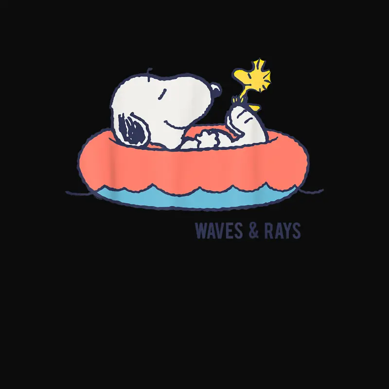 Peanuts Waves And Rays Unisex Staple T-Shirt