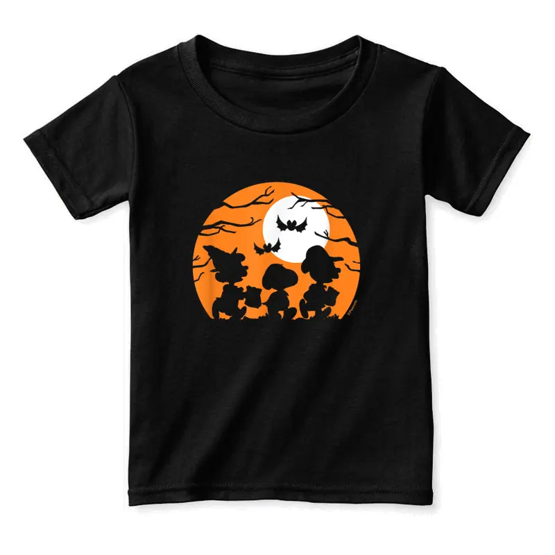 Peanuts - Halloween - Trick Or Treat Silhouettes Toddler Staple T-Shirt