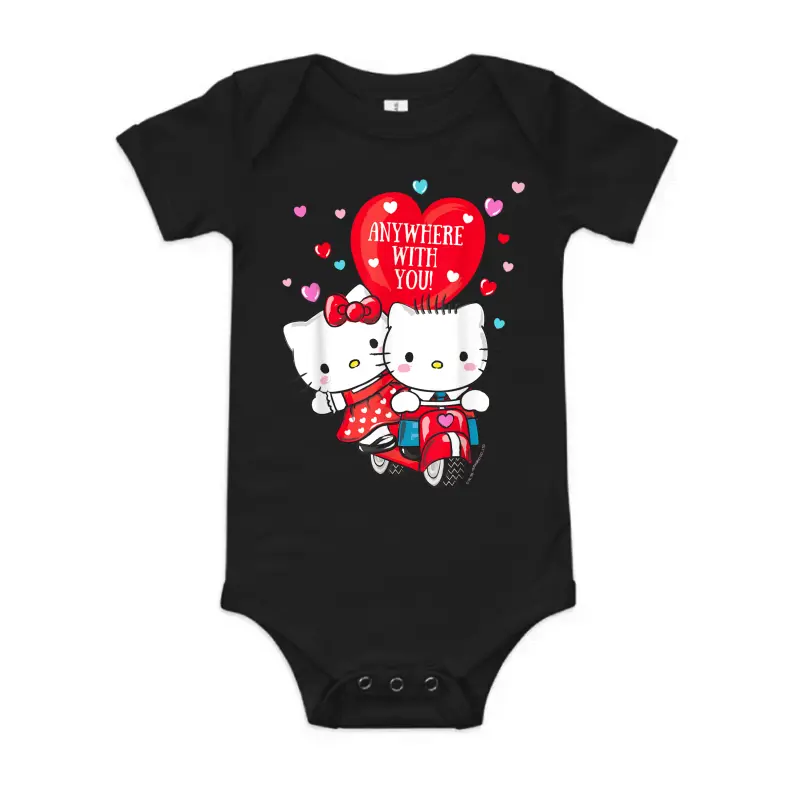 Hello Kitty And Dear Daniel Anywhere With You Valentine Tee Baby Onesie