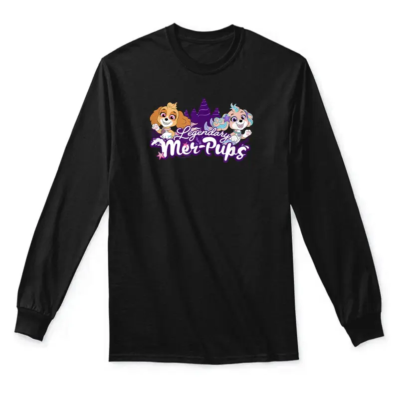 Paw Patrol Aqua Pups Mer Pups Unisex Long Sleeve T-Shirt