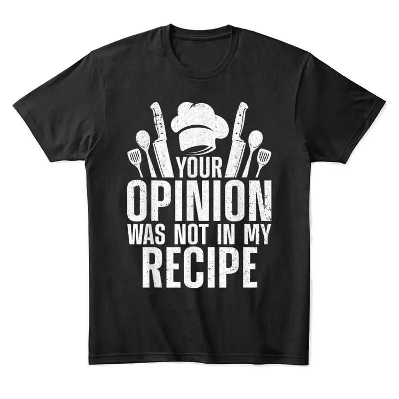 Funny Chef Design For Men Women Cooking Lover Culinary Cook Unisex Staple T-Shirt