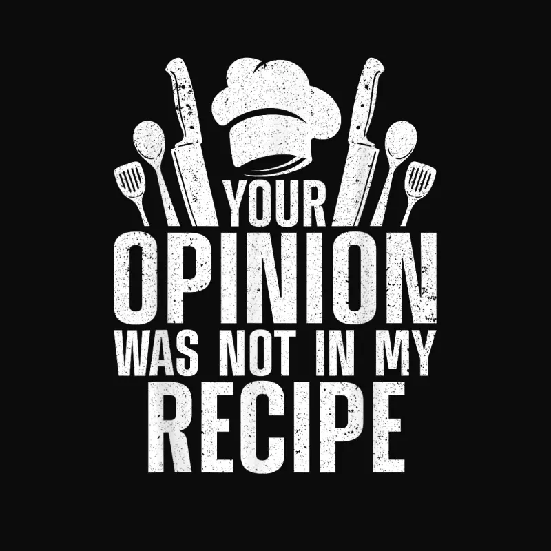 Funny Chef Design For Men Women Cooking Lover Culinary Cook Unisex Staple T-Shirt