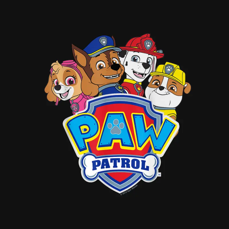 Paw Patrol Group With Logo Baby Onesie