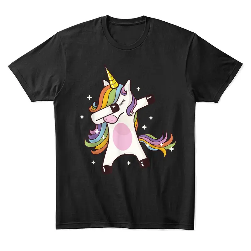 Dabbing Unicorn Unisex Staple T-Shirt