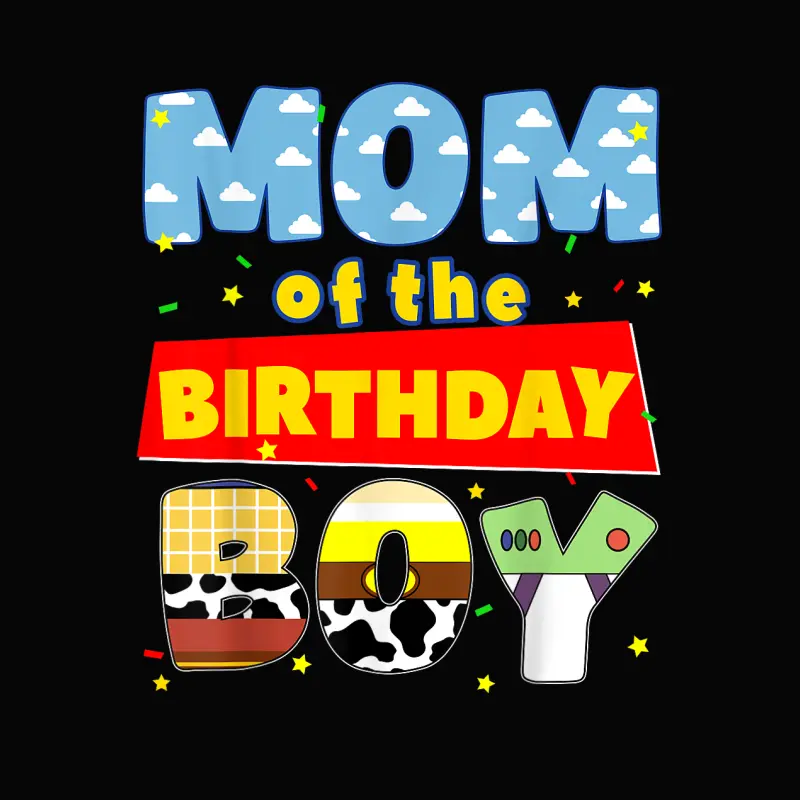 Mom And Dad Birthday Boy Cowboy Family Party Decorations Toddler Staple T-Shirt