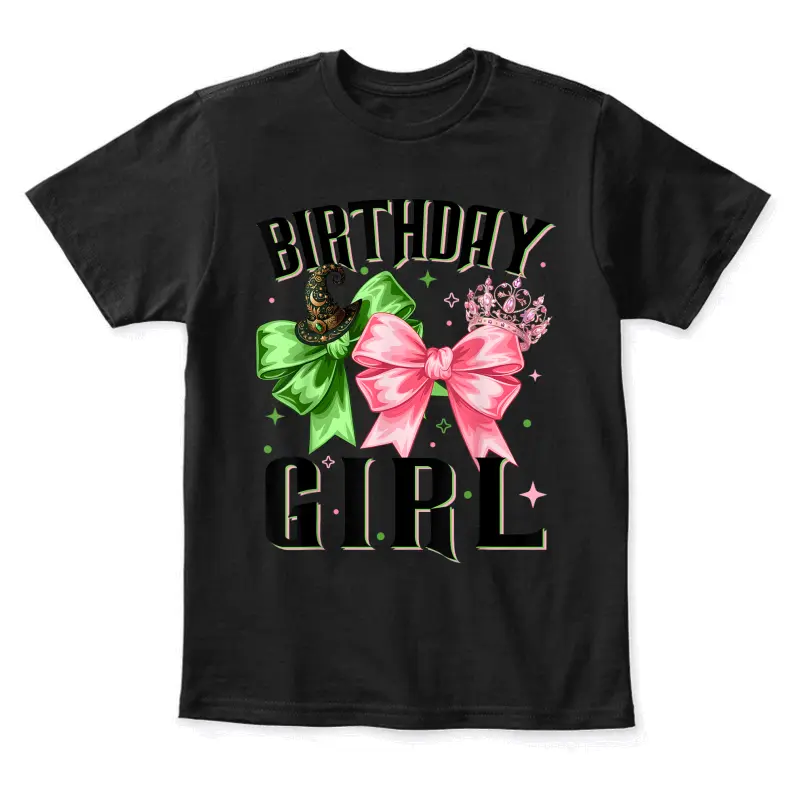 Shirt Girl Birthday Outfit Decoration Youth Staple T-Shirt