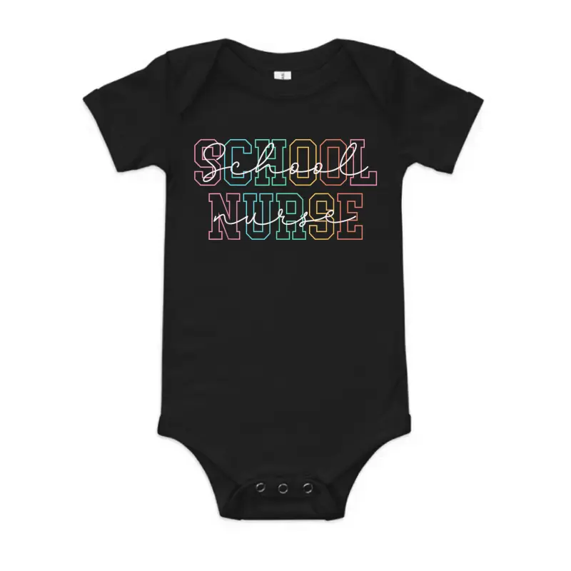 School Nurse Nursing School Nurse Retro Nurse Day Nurse Week Baby Onesie