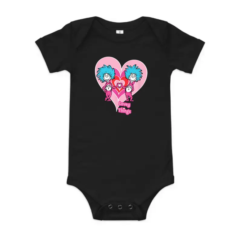 Dr. Seuss Lovey Things Baby Onesie