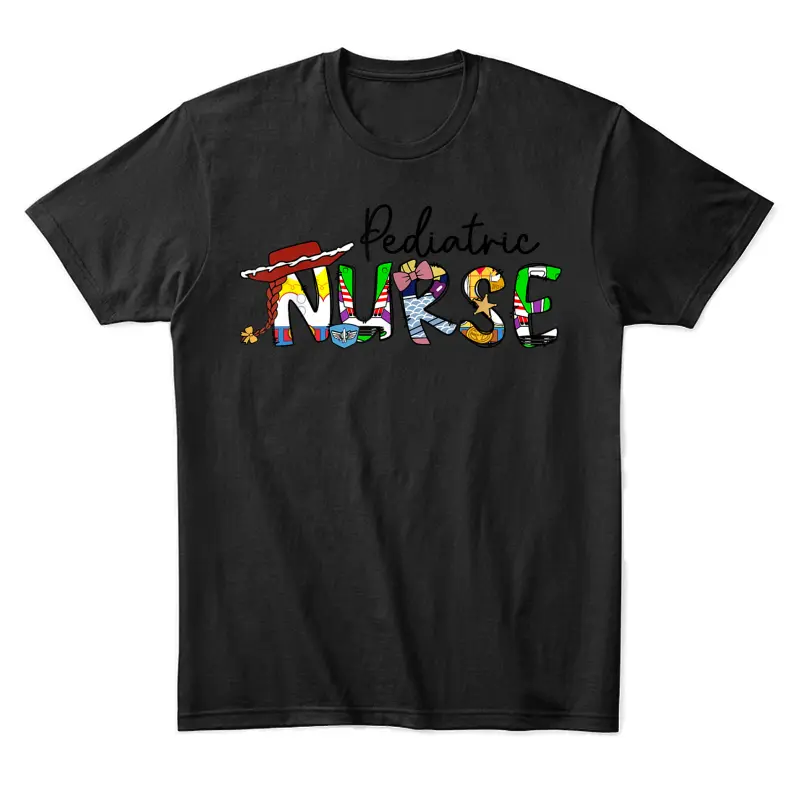 Pediatric Nurse Peds Nursing Funny Unisex Staple T-Shirt