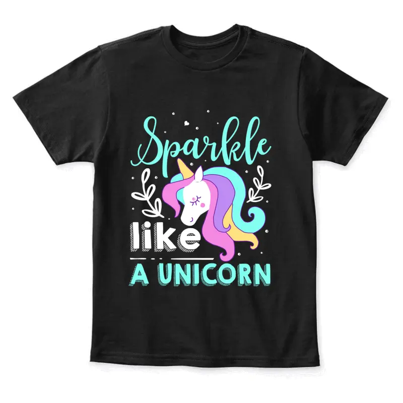 Sparkle Like A Unicorn Youth Staple T-Shirt