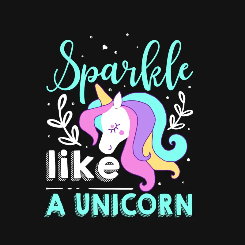Sparkle Like A Unicorn Youth Staple T-Shirt