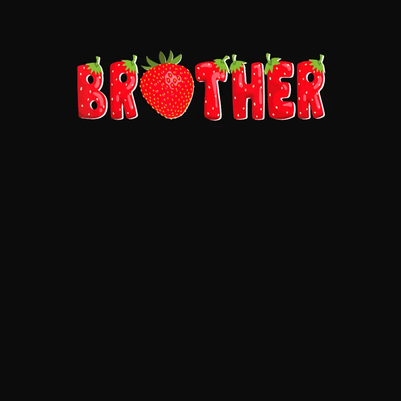 Funny Strawberry Brother Fruit Birthday Family Matching Unisex Staple T-Shirt