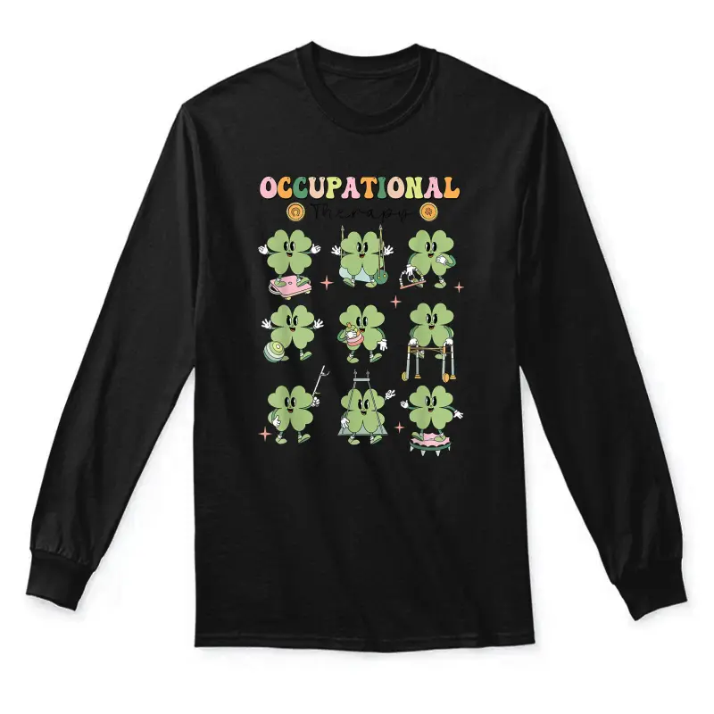 Occupational Therapy Ot Lucky Shamrock Saint Patrick's Day Unisex Long Sleeve T-Shirt