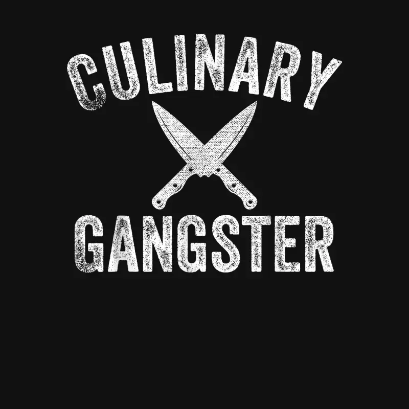 Culinary Gangster Cooking Themed Chefs Cooking Enthusiasts Baby Onesie