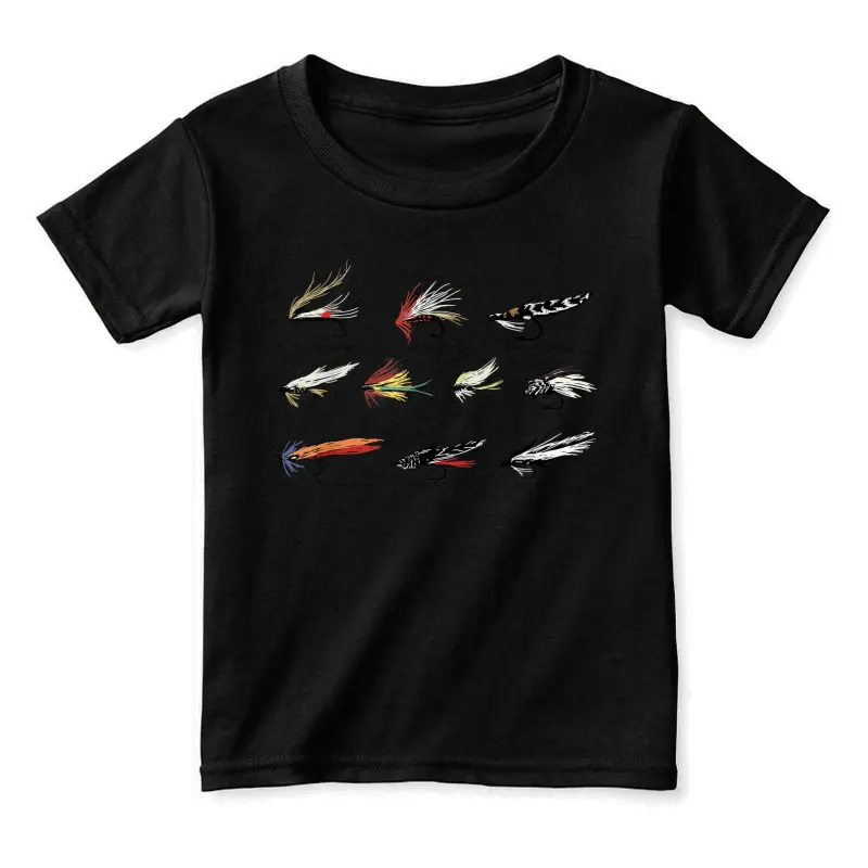 Vintage Fly Fishing Lures In Color T-Shirt Toddler Staple T-Shirt