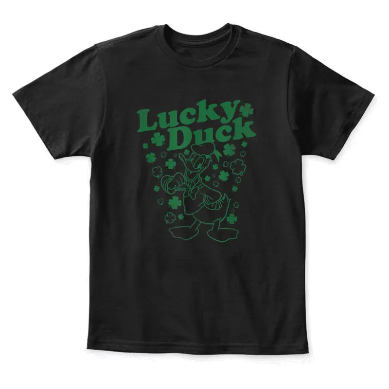 Disney Mickey & Friends St. Patrick's Day Lucky Donald Duck Youth Staple T-Shirt