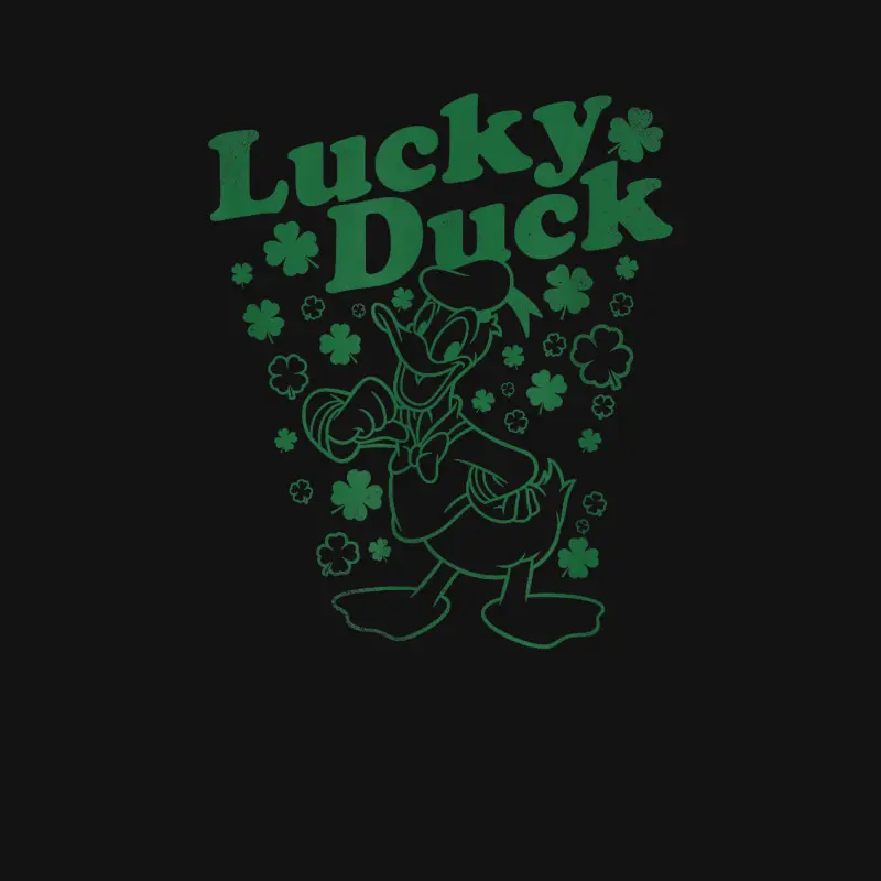 Disney Mickey & Friends St. Patrick's Day Lucky Donald Duck Youth Staple T-Shirt