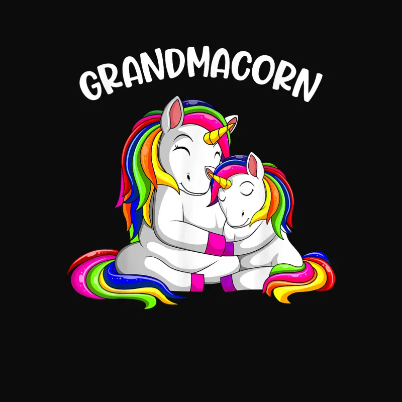 Grandmacorn Unicorn Grandma Mother´s Day Women Unisex Staple T-Shirt