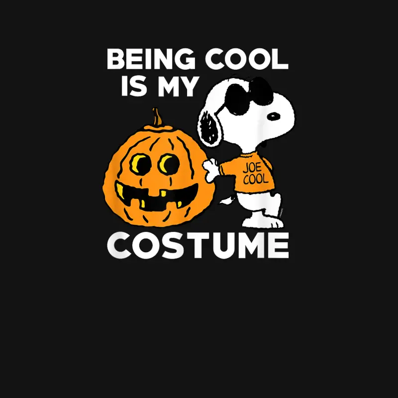 Peanuts Snoopy Cool Halloween Costume Youth Staple T-Shirt