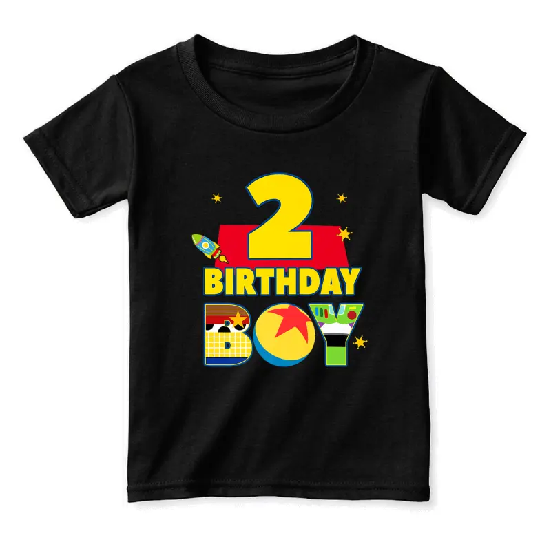 2Nd Birthday Boy 2 Year Old Story Funny Toy Son B-Day Party Premium Toddler Staple T-Shirt