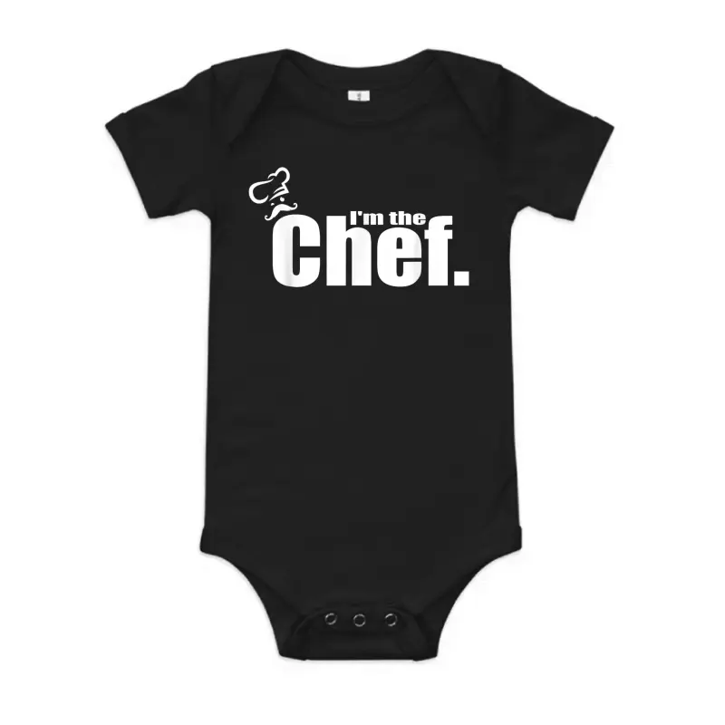 I'm The Chef - Funny Cook Chef Cooking Chef Chef's Hat Baby Onesie
