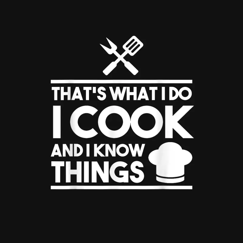 Cook Lover That's What I Do I Cook And I Know Things Baby Onesie