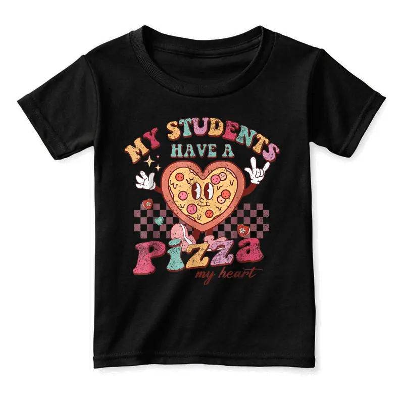 My Students Have A Pizza-My-Heart Valentines Day Teacher Toddler Staple T-Shirt