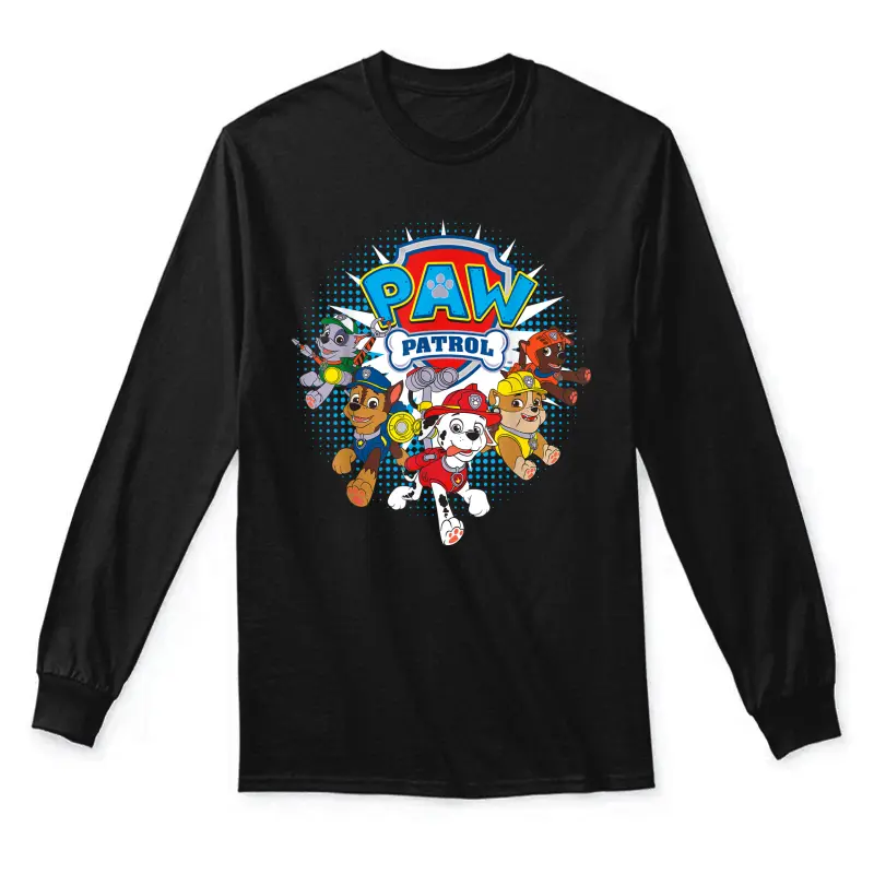 Paw Patrol Team Nickelodeon  T-Shirt Unisex Long Sleeve T-Shirt