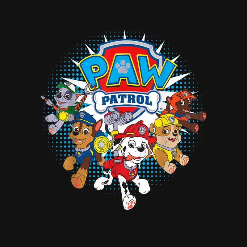 Paw Patrol Team Nickelodeon  T-Shirt Unisex Long Sleeve T-Shirt