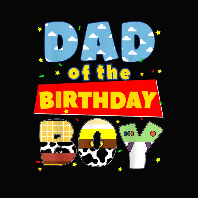 Dad And Mom Birthday Boy Cowboy Family Party Decorations Toddler Staple T-Shirt