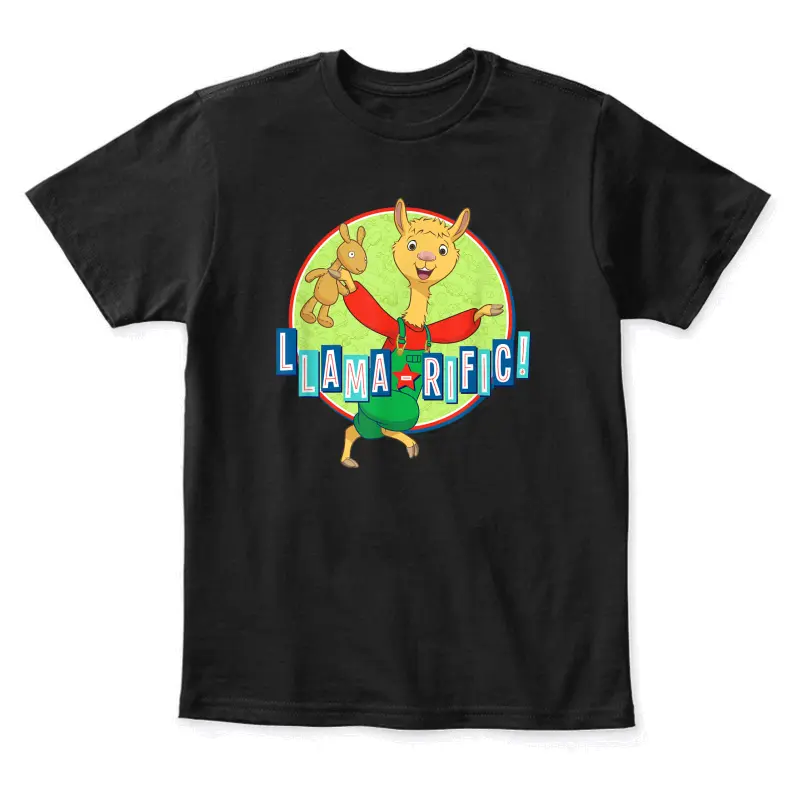 Netflix Red Pajama "Llama-Rific" Tee Shirt Youth Staple T-Shirt