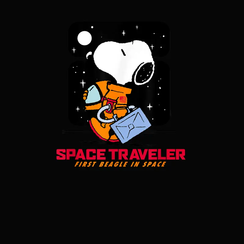 Peanuts Space Traveler Snoopy Toddler Staple T-Shirt