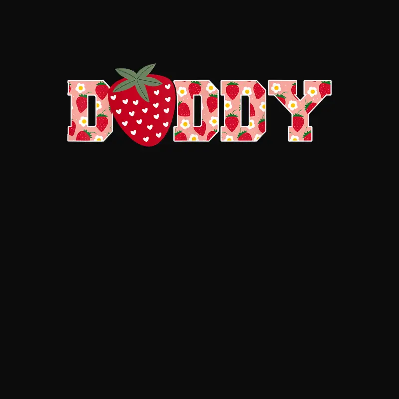 Funny Strawberry Daddy Fruit 1St Birthday Family Matching Unisex Staple T-Shirt