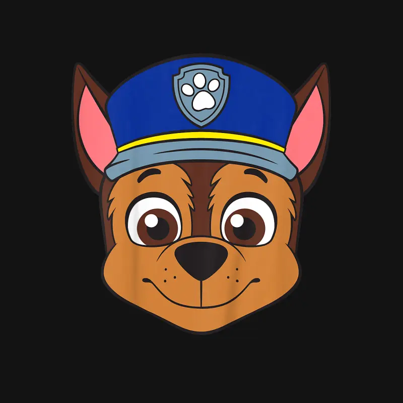 Paw Patrol Large Chase Character Youth Staple T-Shirt