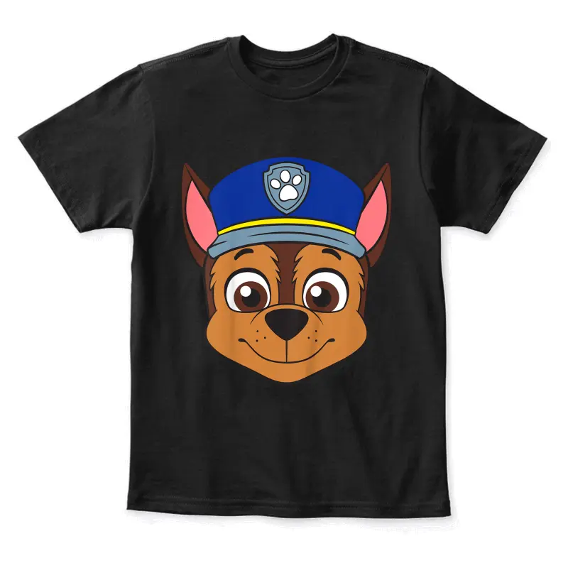 Paw Patrol Large Chase Character Youth Staple T-Shirt