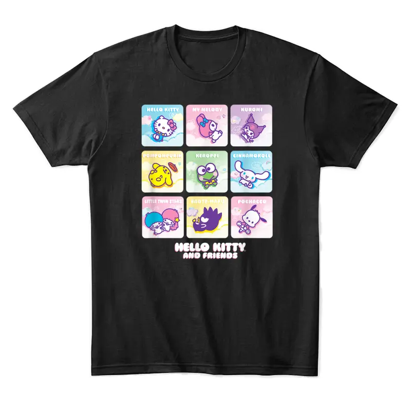 Hello Kitty And Friends Square Icons Unisex Staple T-Shirt