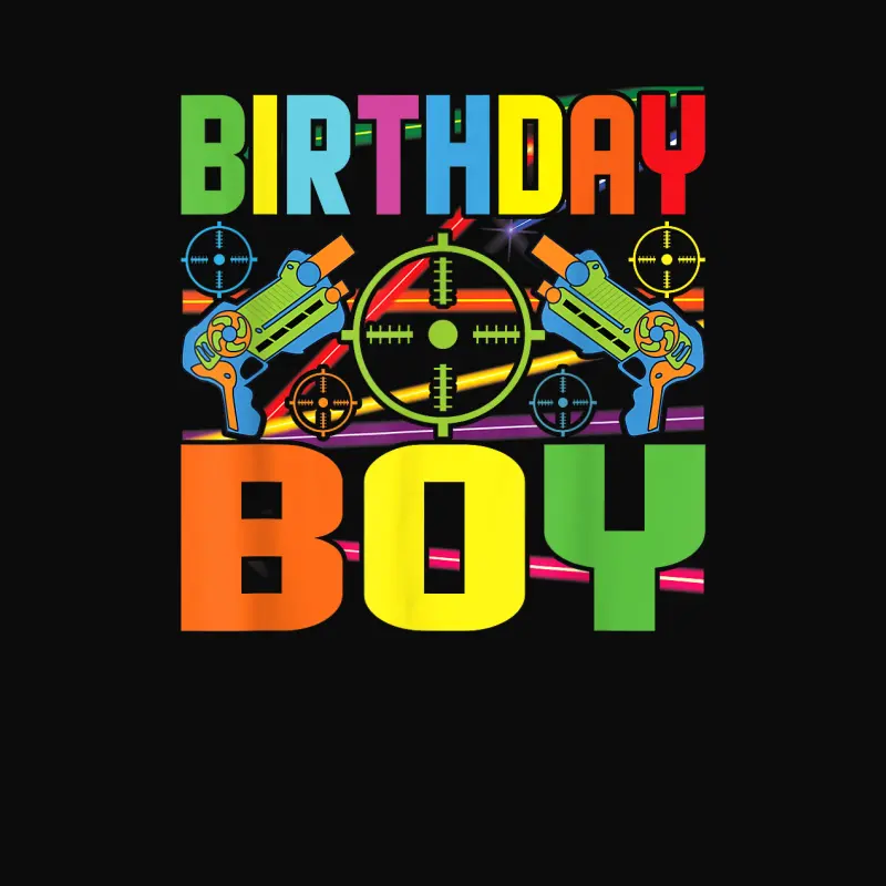 Birthday Boy Laser Tag Unisex Staple T-Shirt