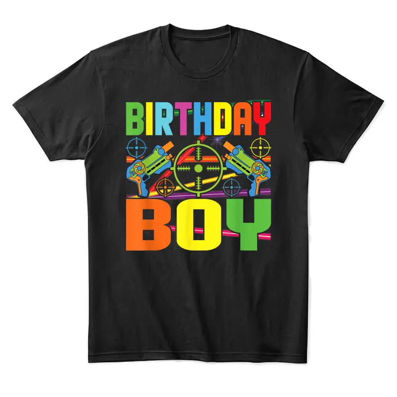 Birthday Boy Laser Tag Unisex Staple T-Shirt