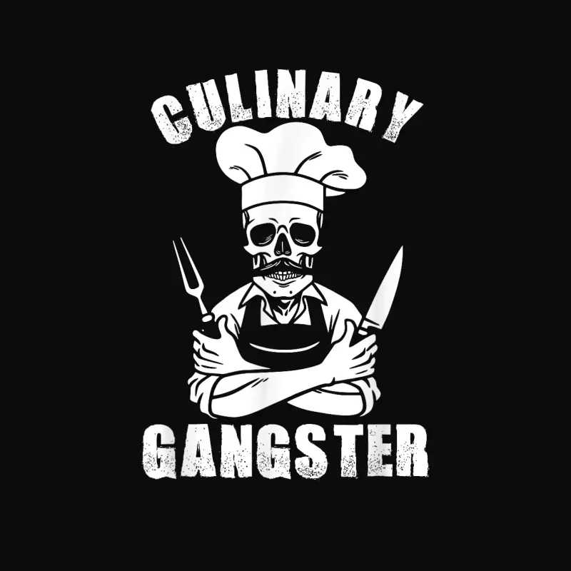 Culinary Gangster Cool Cooking Guru Tee Unisex Staple T-Shirt
