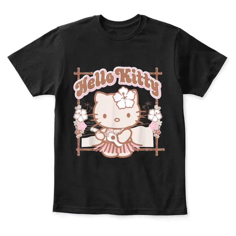 Hello Kitty Hula Summer Tee Shirt Youth Staple T-Shirt