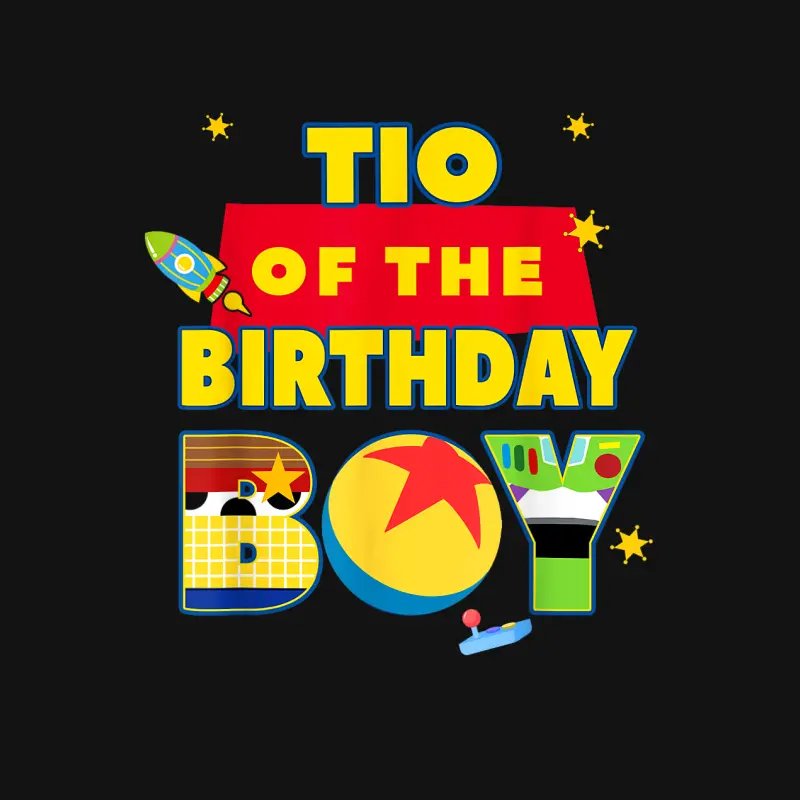 Tio Of The Birthday Boy Toy Familly Matching Story Bday Unisex Long Sleeve T-Shirt