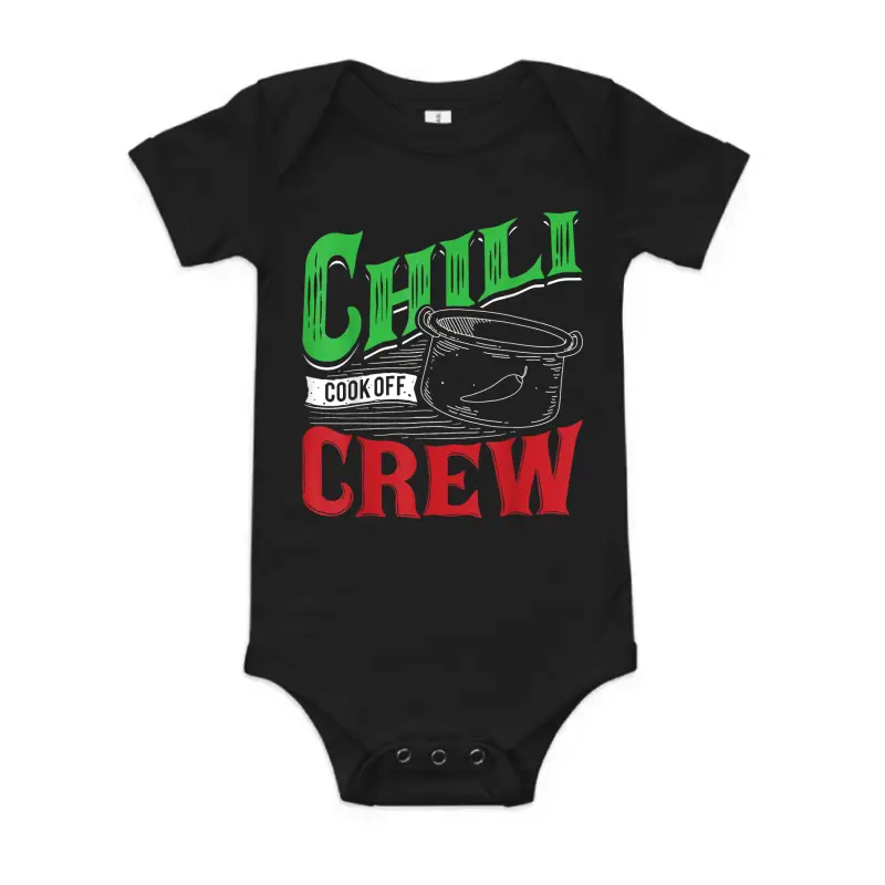 Chili Cook Off Crew Cooking Competition Winning Team Award Baby Onesie