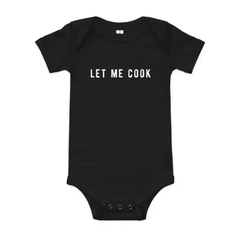 Let Me Cook Baby Onesie
