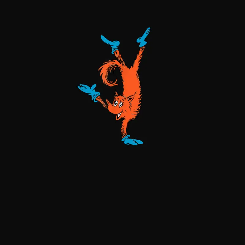 Dr. Seuss Fox In Socks Handstand Unisex Staple T-Shirt