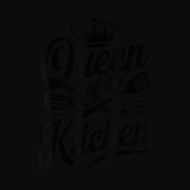 Queen Of The Kitchen Funny Chef Unisex Staple T-Shirt